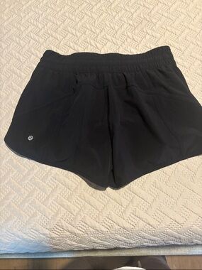 Lululemon Black Athletic hottie hots Shorts